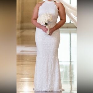 White Lace Wedding Dress